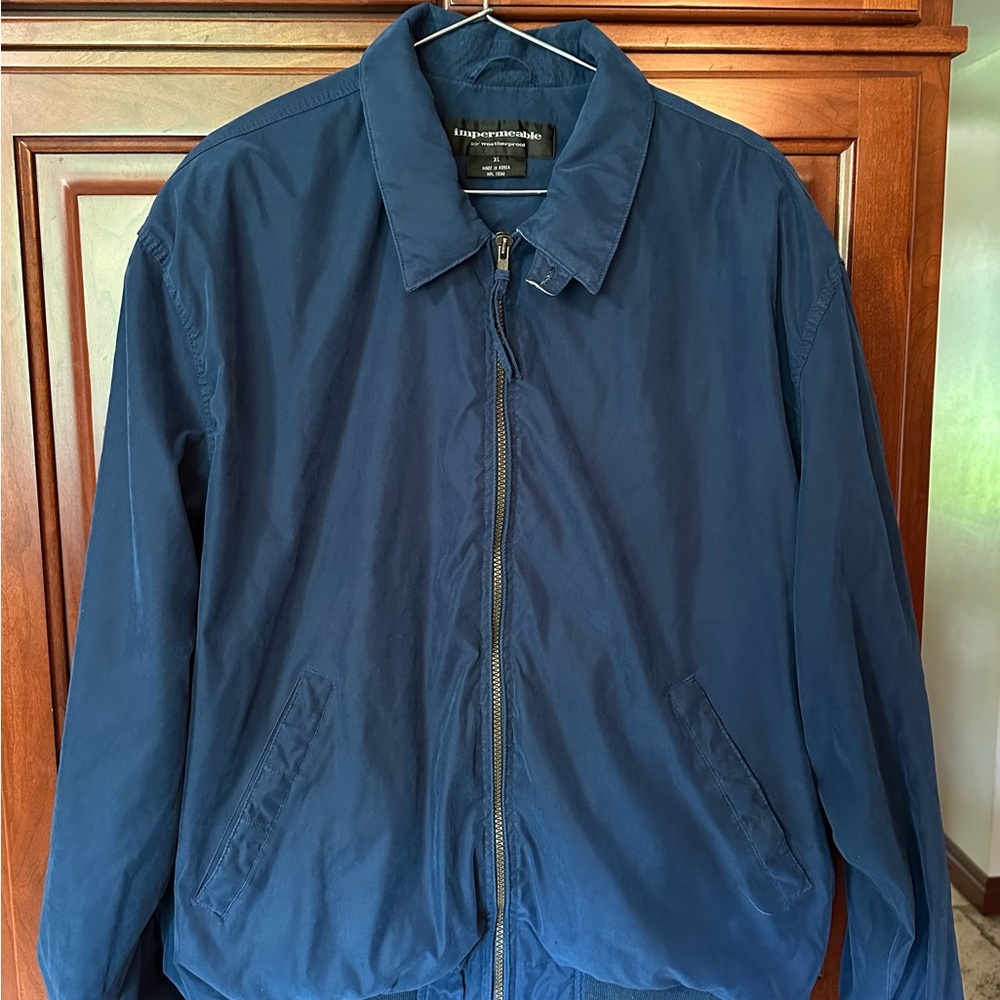 Weatherproof Blue Windbreaker Jacket Men’s size XL